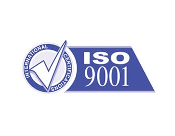 ISO 9001 logo.
