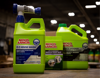 bottles of Mold Armor.